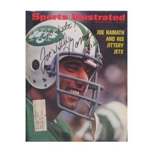 Joe Namath autographed Sports Illustrated Magazine (New York Jets)