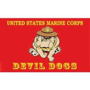  United States Marine Corps Devil Dogs Flag 3ft x 5ft 