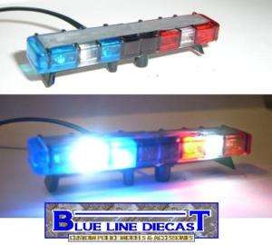 24 Flashing LED Police Lightbar Low Profile Style 04  