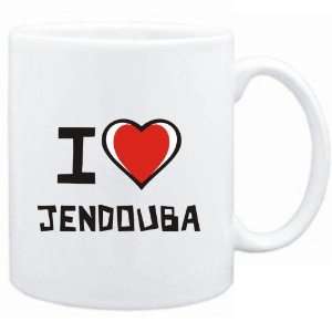  Mug White I love Jendouba  Cities