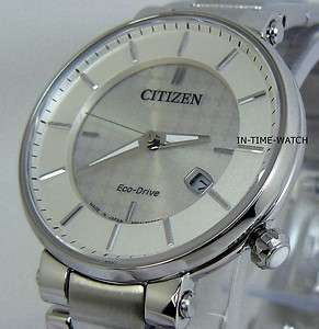 CITIZEN ECO DRIVE LADY SAPPHIRE STAINLESS EW1790 57A US SELLER SALE 