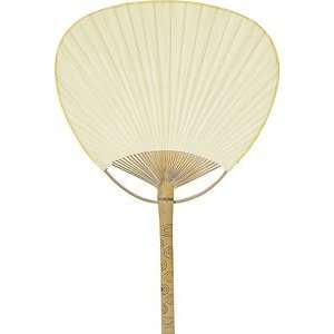 Ivory Paper Paddle Fan 