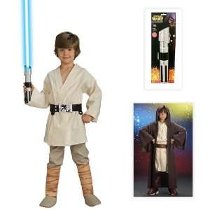 Star Wars Luke Skywalker Deluxe Child Costume including 