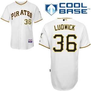  Ryan Ludwick Pittsburgh Pirates Authentic Home Cool Base 