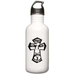 Stainless Water Bottle 1.0L Jesus Christ in Cross 