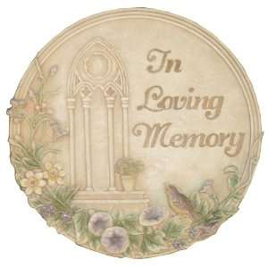  Napco In Loving Memory Round Plaque, 11 Inch Diameter 
