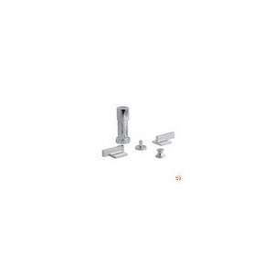  Loure K 14663 4 CP Widespread Bidet Faucet, Polished 