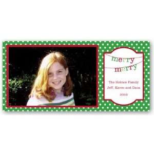  Boatman Geller Digital Holiday Photo Card   Banner Merry 