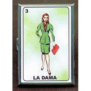  LOTERIA WOMAN MEXICAN CARD ID OR CIGARETTE CASE WALLET 