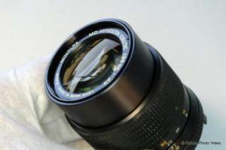 Minolta MD 135mm f3.5 prime lens telephoto Celtic A   