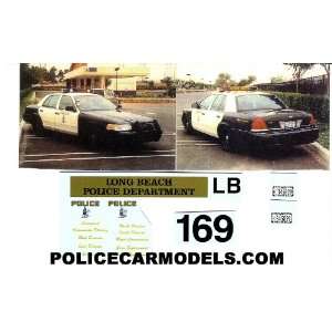  1/24  1/25 Long Beach Police Decals