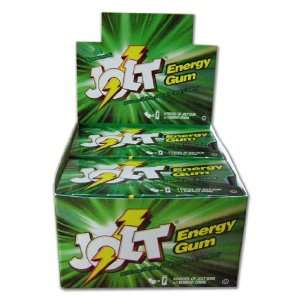 Jolt Energy Gum   Spearmint  Grocery & Gourmet Food