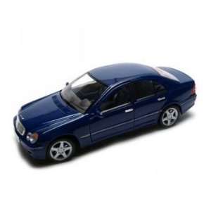  Mercedes C Class Blue Diecast Car Model 1/18 Toys & Games