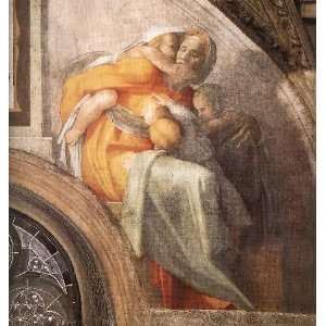   Asa Jehoshaphat Joram Detail 2, By Michelangelo