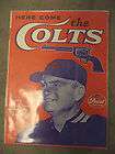   45s Here Come Colts Carl Warwick bio pamphlet 1962 First Year  