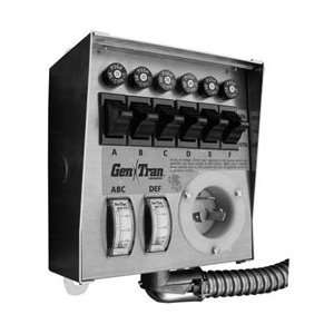  30116V Gen Tran 30 Amp 6 circuit 3750 watt Patio, Lawn 