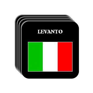  Italy   LEVANTO Set of 4 Mini Mousepad Coasters 