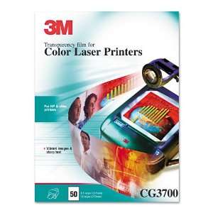  3M Clear Color Transparency Film Letter Size for Laser 
