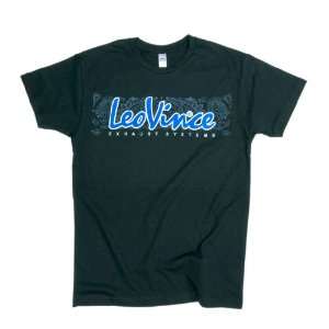  LeoVince Bandana T Shirt   Black (XL) Automotive