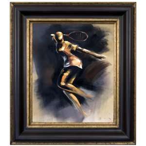  Artmasters Collection CY1092 83A Tennis Legend II Framed 