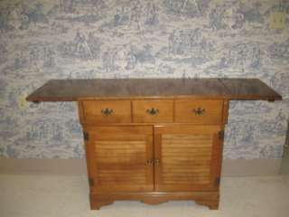   Company Solid Maple Server Buffet Pop Up Leaves Knoxville TN  