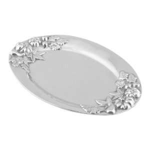    VIVAZ Harvest Oval Tray, Large, Recycled Aluminum