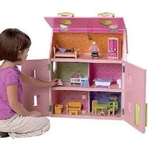  KidKraft Butterfly Mansion Pink Dollhouse Complete Doll 