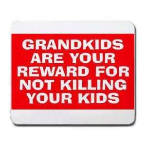   ARE YOUR REWARD FOR NOT KILLING YOUR KIDS Mousepad