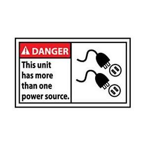   Labels   Danger This Unit Has More Than One Power Source Office