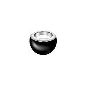   Calvin Klein Jewelry Gloss Black Ring 17.35 mm KJ51AR010607 Jewelry