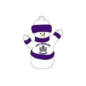  Los Angeles Kings 9 Animated Touchdown Snowman   NHL Hockey 