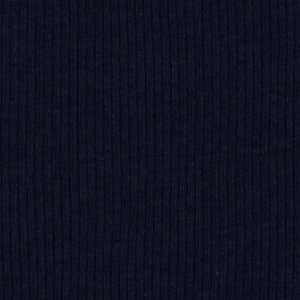   Cotton Blend Rib Knit Navy Fabric By The Yard Arts, Crafts & Sewing