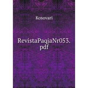  RevistaPaqjaNr053.pdf Kosovari Books