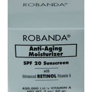  Robanda Anti Aging Moisturizer SPF Sunscreen with Retinol 