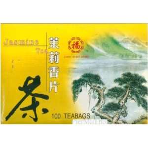 Lucky Eight Jasmine Green Tea   100 Individually Wrapped Tea Bags (7 