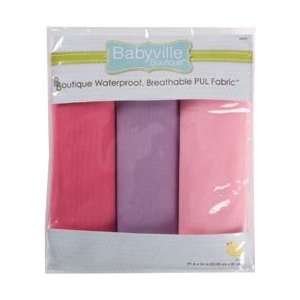  Babyville Boutique Packaged PUL Fabric, Girl Solids Arts 