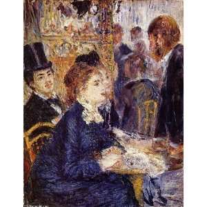   Oil Reproduction   Pierre Auguste Renoir   32 x 42 inches   The Cafe