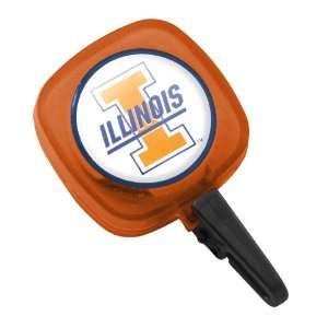    NCAA Illinois Fighting Illini Orange ID Badge Reel