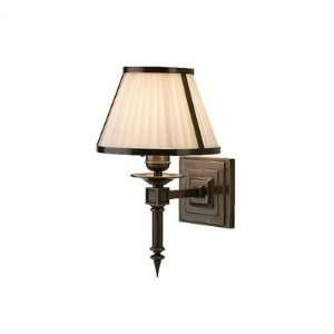 Robert Abbey Z1999 Chase Wall Sconce, Deep Patina Bronze Finish with 