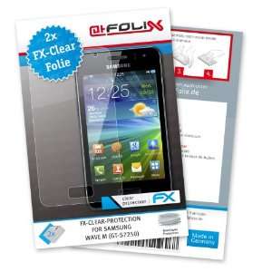 com 2 x atFoliX FX Clear Invisible screen protector for Samsung Wave 