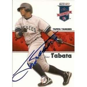 Jose Tabata Signed 2008 Projections Card Pirates  Sports 