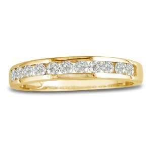   Gold Round Diamond Anniversary Ring (1/4cttw. H/I I1  I2) Jewelry