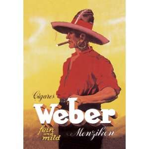 Weber Cigars 28X42 Canvas