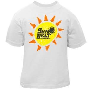  NCAA Sun Belt Conference Infant White Conference Logo T 