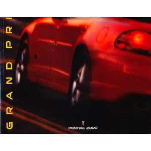 2000 Pontiac Grand Prix Original Sales Brochure Catalog 