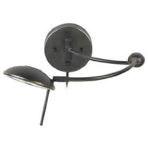    Contour Bronze Plug In Swing Arm Wall Lamp