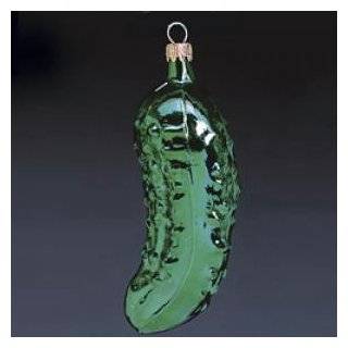 NOBLE GEMS HAND BLOWN OLD WORLD PICKLE ORNAMENT   Christmas Ornament