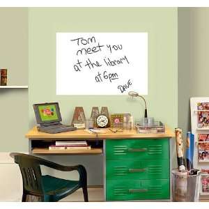  White Dry Erase Wall Pop Peel & Stick Applique by Brewster 
