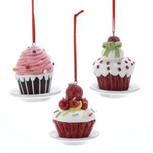 Club Pack of 12 Cupcake Heaven Festive Cakes on Plates Christmas 
