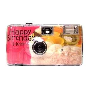  Personalized Fruit Cake Birthday Camera   10 Pack Camera 